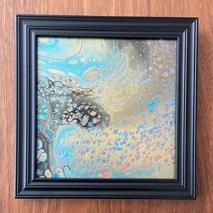 Original Acrylic Painting on Canvas by Beverly Hutchins Brock Framed 10x10